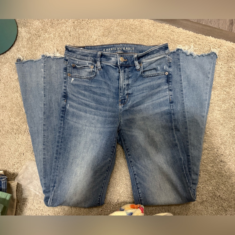 American Eagle Outfitters Blue Flare Jeans